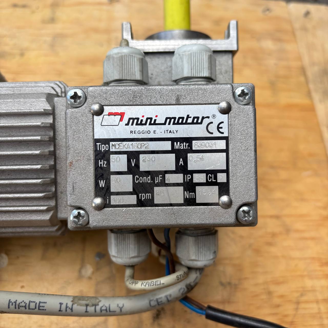 Двигун MINI MOTOR MCEKA160P2 (2)